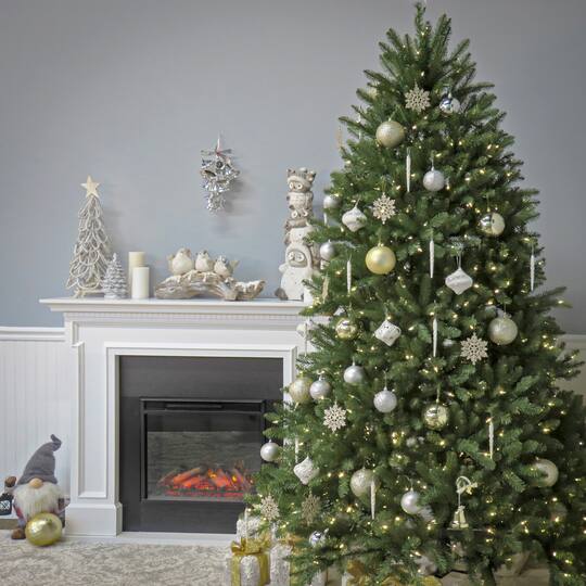 9 ft. Pre-Lit Dunhill® Fir Medium Profile Artificial Christmas Tree, Clear Lights